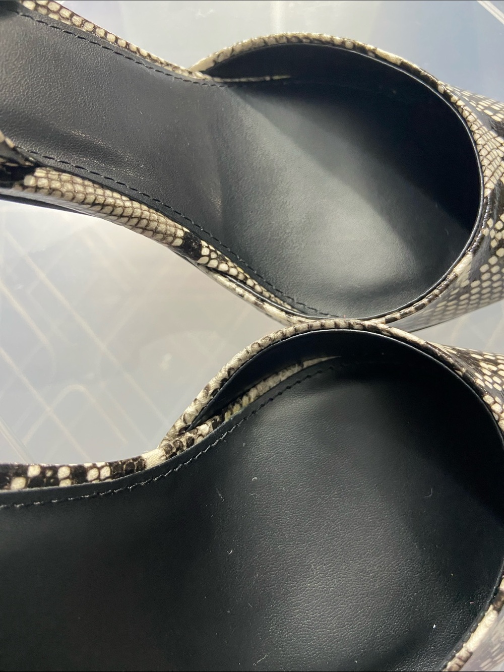 Marc Fisher Hadya Snake Print Slingback Pumps – Size 8.5 - Picture 7 of 13
